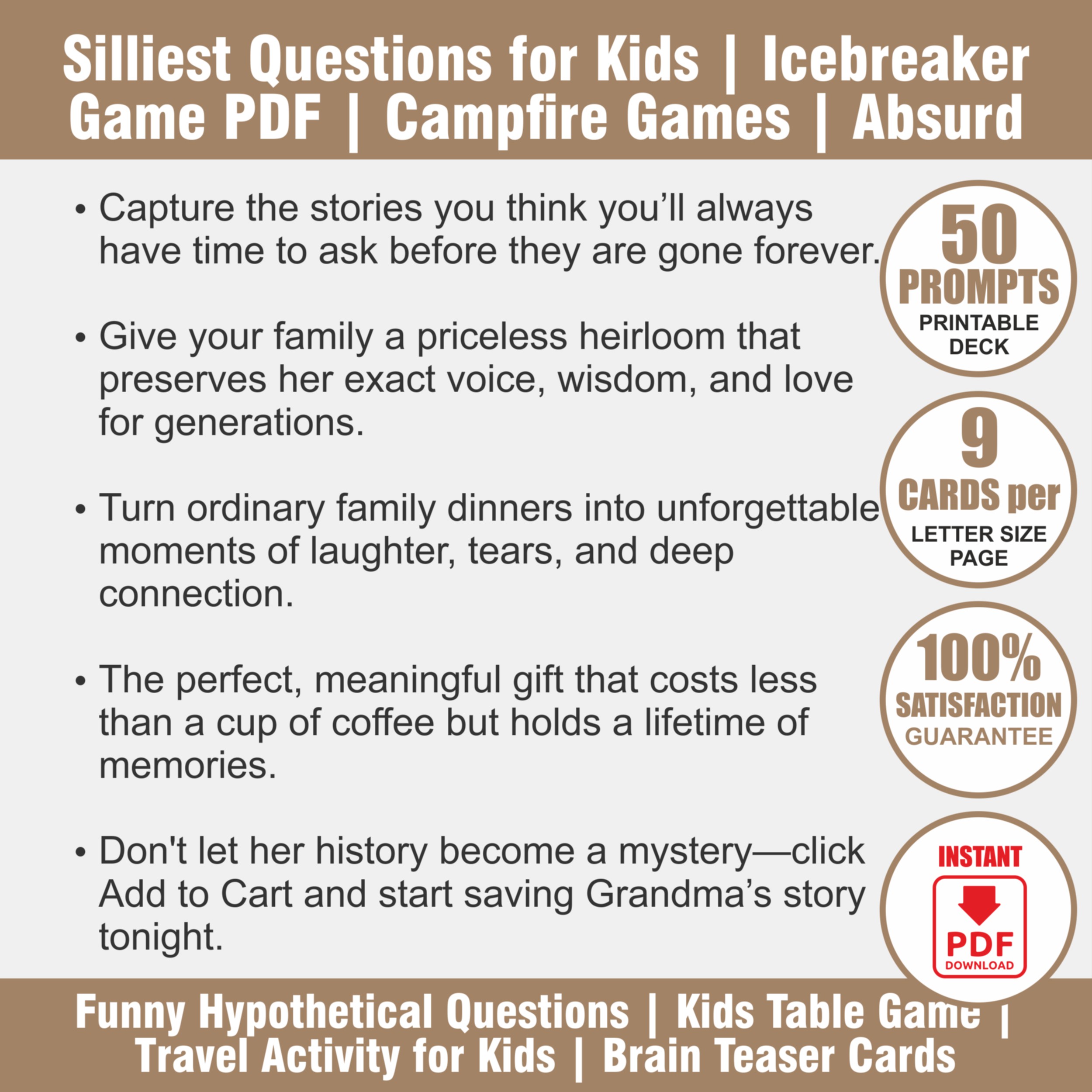 Hilarious Would You Rather | Silly Kids Game | Funny Brain Break Questions PDF - View 2